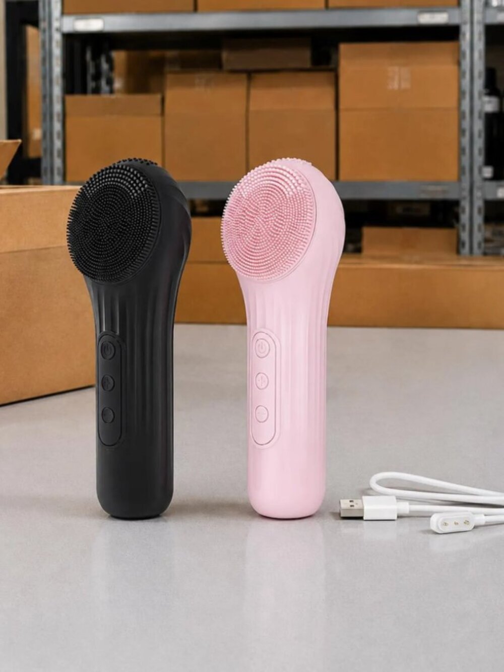 Wireless Sonic Silicone Facial Cleansing Brush